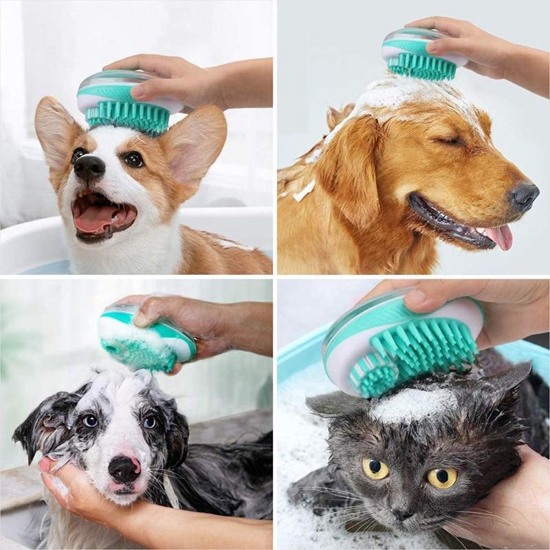 BrossyDog™ - Brosse de bain pour animaux 2 en 1 | chien - Dog and claws